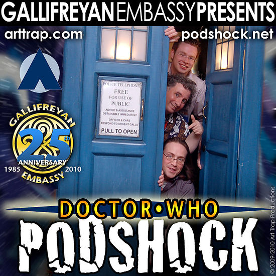 Doctor Who: Podshock Cover Art Style D25