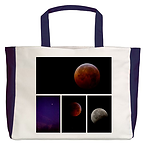 Winter Solstice Lunar Eclipse Tote Bag