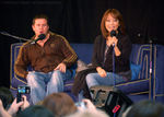 Kai Owen and Naoko Mori at Gallifrey 20